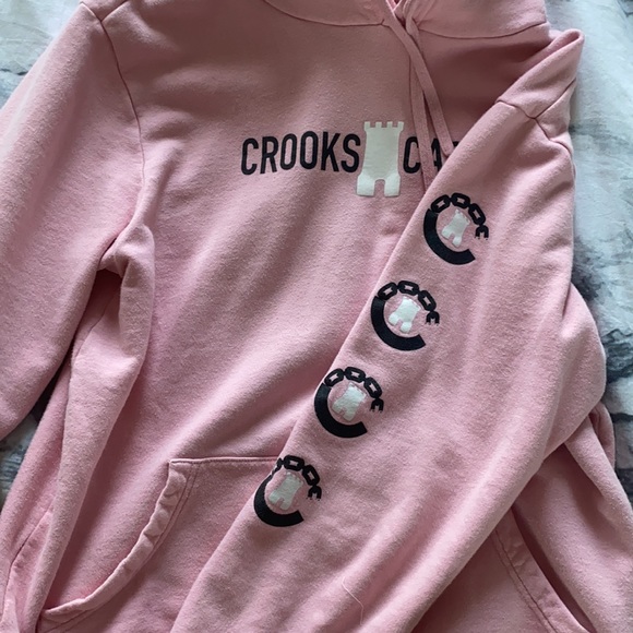 crooks and castle pink hoodie - Picture 3 of 3